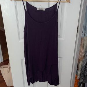 Size large dark purple/plum color express tank!